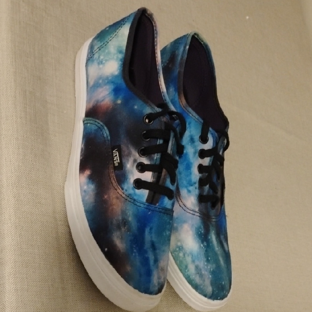 Vans Unisex Cosmic Blue Sneakers Women 8.5/Men 7